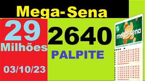 mega sena 2640 resultado - Resultado da Mega